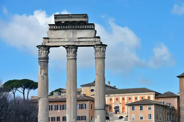 Rome Italy February 2022 Historic Buildings Old Town Rome Italy Royalty Free Stock Images