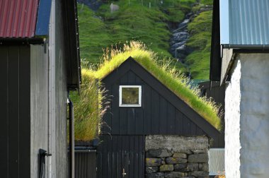 Mimari detaylar, Faroe Adalarındaki güzel renkli evler.