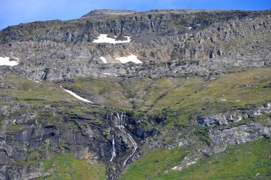Norveç dağları, Norveç 'in kuzeyinde şelale