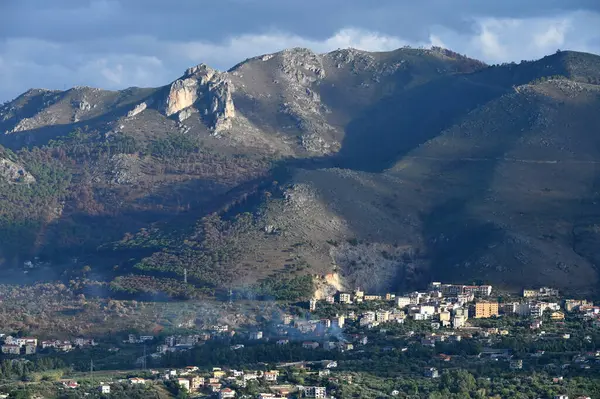 Palermo, İtalya - 28 Ekim 2023: Palermo şehri, Sicilya.