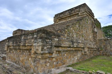 Monte Alban, Meksika - 10 Temmuz 2023: Meksika 'da Monte Alban, Monte Alban, Oaxaca, Meksika