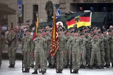 Litvanya, Vilnius, 22 Mayıs 2025: Litvanya 'nın eski Vilnius kentinde düzenlenen 45.