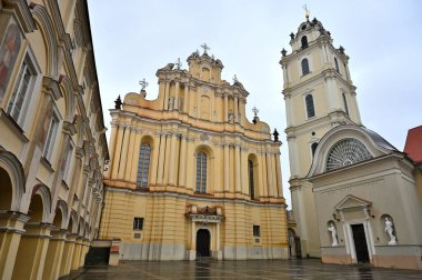 Vilnius, Lithuania - March 26, 2025: Vilnius University. Vilnius University is the oldest university in the Baltic states and one of the oldest in Eastern Europe
