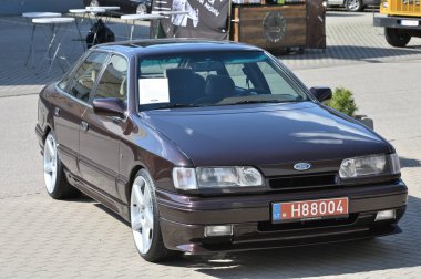 Vilnius, Lithuania - April 04, 2025: Ford scorpio car parked in street Vilnius Lithuania.