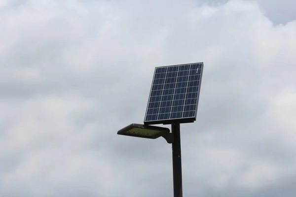 Solar energy panel street light