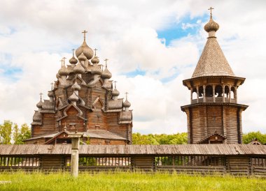 The Ethnographic Museum of Russian Wooden Architecture Bogoslovka Estate is located in the Nevsky forest park of the Leningrad region near St. Petersburg.
