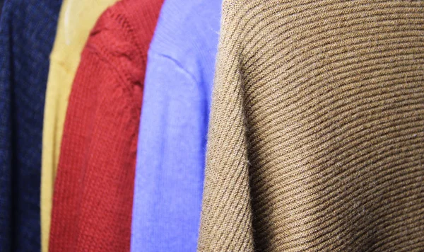 Mix Vivid Multicoloured Knitwear — Stock Photo, Image
