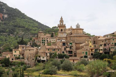 Valldemossa, Mallorca 'nın güzel manzarası