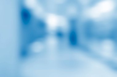 ufuk bulanık arka plan, boş iş koridor veya alışveriş merkezi. Arka plan ile modern laboratuvar (klinik tıp ve hastane koridorunda defocused)