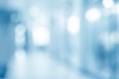 ufuk bulanık arka plan, boş iş koridor veya alışveriş merkezi. Arka plan ile modern laboratuvar (klinik tıp ve hastane koridorunda defocused)