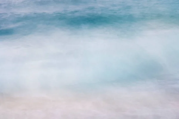 Seascape Abstract Wave Background Panning Motion Blur Long Exposure Pastel — Stok fotoğraf