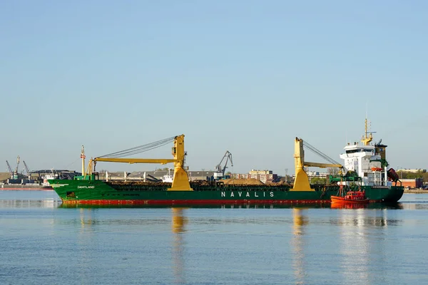 Liepaja Latvia May 2023 Navalis Jamtland Ship 120 Meter Length — Stock Photo, Image