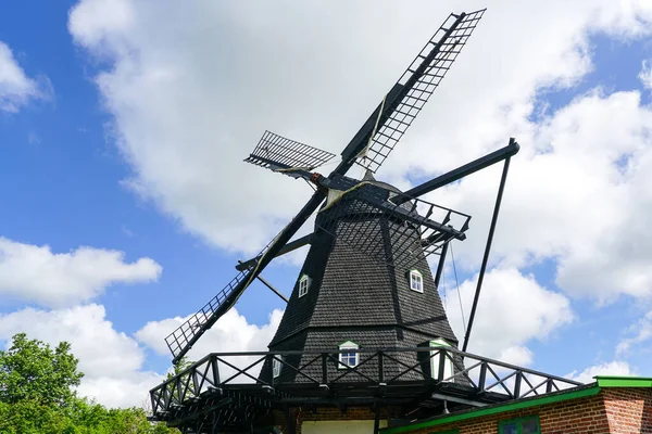 Olstykke Dania Maja 2023 Skenkelso Windmill Zbudowany 1891 Roku Odnowiony — Zdjęcie stockowe