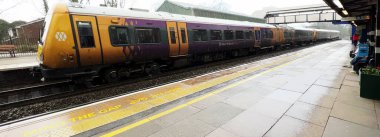 Dizel motorlu tren istasyonu İngiliz tren istasyonu UK