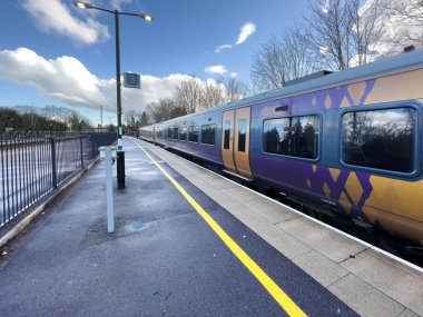 Dizel motorlu tren istasyonu İngiliz tren istasyonu UK