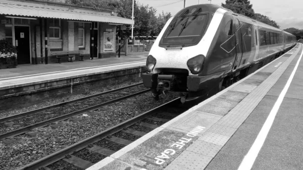 Brittiska Järnväg Diesel Tågstation England — Stockfoto