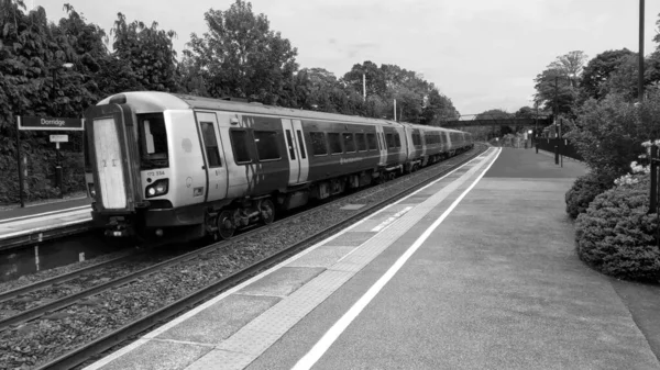 Brittiska Järnväg Diesel Tågstation England — Stockfoto