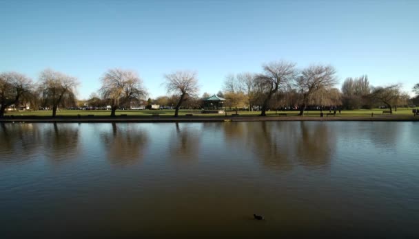River Avon Stratford Avon Warwickshire England — Vídeos de Stock