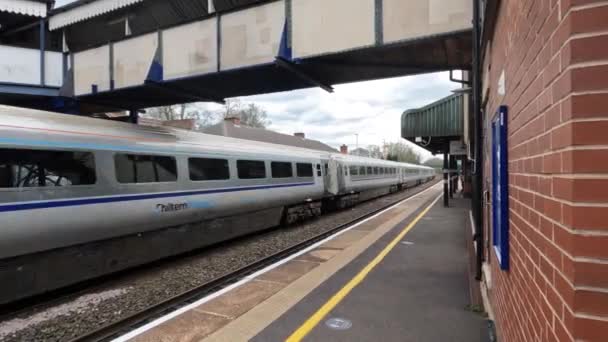 Dorridge Estação Ferroviária Britânica Warwickshire England — Vídeo de Stock
