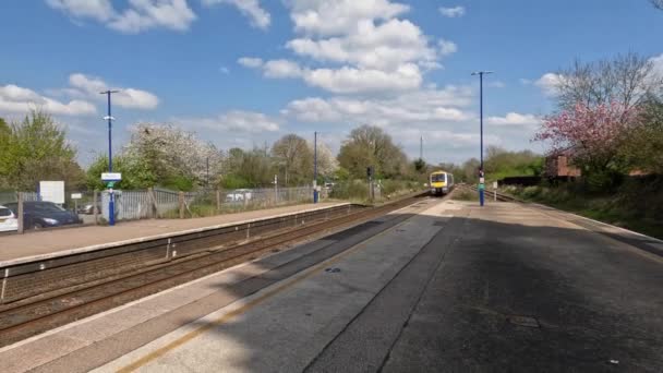 Inter Cidade Expresso Diesel Trem Alta Velocidade Trilho Britânico — Vídeo de Stock
