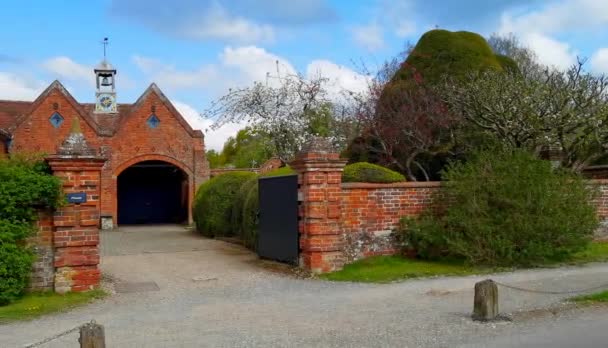 Alapon Csomagolófa Ház Impozáns Otthon Warwickshire Középföldek Anglia — Stock videók