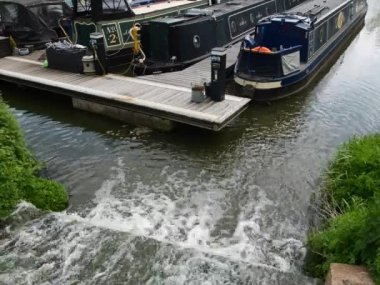Stratford - Avon Canal Warwickshire İngiltere - iç sularda