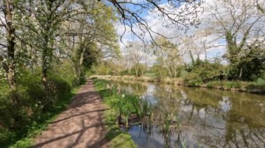 Stratford - Avon Canal Warwickshire İngiltere - iç sularda