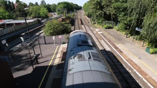 Comboio Passageiros Diesel — Vídeo de Stock