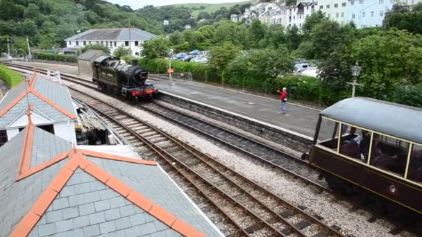 Dartmouth Steam Railway Tidigare Känd Som Paignton Och Dartmouth Steam — Stockvideo