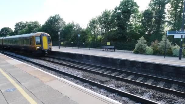 Tren Carga Diesel Ferrocarril West Midlands Inglaterra Reino Unido — Vídeo de stock