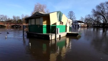 Avion Stratford nehri Avon Warwickshire İngiltere üzerine