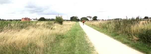 Greenway Bisiklet Yolu Stratford Avon Warwickshire Ngiltere Üzerinde — Stok video