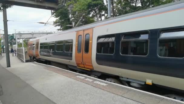 Train Voyageurs Électrique West Midlands England — Video