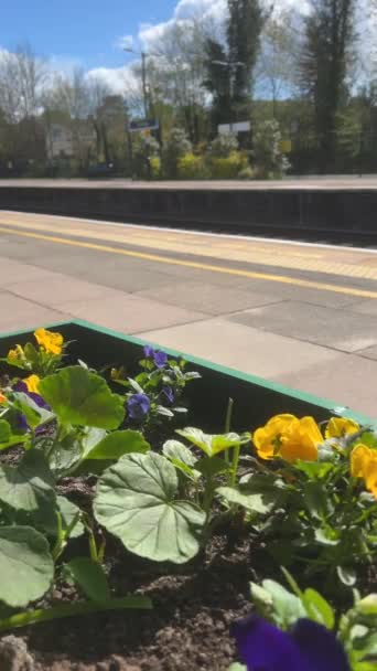 British Rail Network Estación Tren Dorrisge Solihull West Midlands Inglaterra Metraje De Stock Sin Royalties Gratis