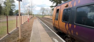 British Rail Network Rail Country Stop. Danzy Warwickshire İngiltere