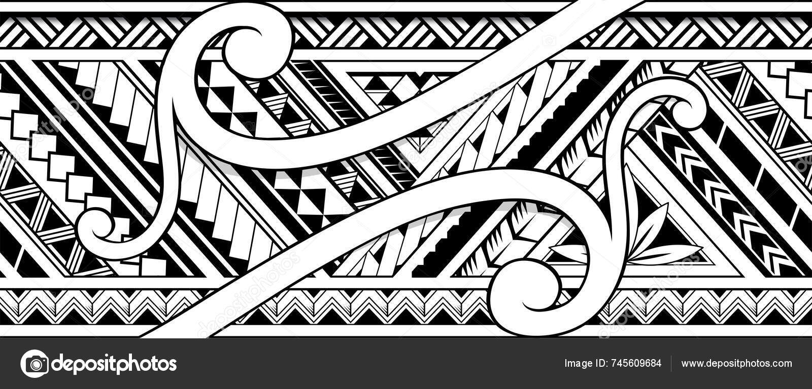 set di facce vichinghe in stile ornamento. modelli tribali polinesiani,  maori o hawaiani. buono per tatuaggi e magliette. isolato. vettore 5675499  Arte vettoriale a Vecteezy, image size:1600x768