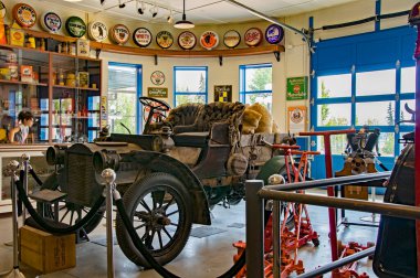 Miras Parkı. Kanada mı? Calgary tarihi parkı. 7 Ağustos 2023.