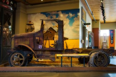 Miras Parkı. Kanada mı? Calgary tarihi parkı. 7 Ağustos 2023.