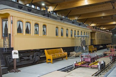 Miras Parkı. Kanada mı? Calgary tarihi parkı. 7 Ağustos 2023.