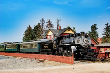 Miras Parkı. Kanada mı? Calgary tarihi parkı. 7 Ağustos 2023.