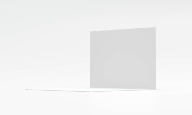 3 Boyutlu Hazırlama Isometric Görünümü Basit Sergi Standı Modeli