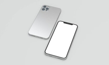 3B Yapılandırma Telefonu Sağdan ve Baş Aşağı Üst Görünüm