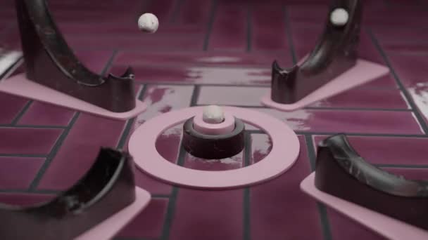 Slide Balls Loop Animación — Vídeo de stock