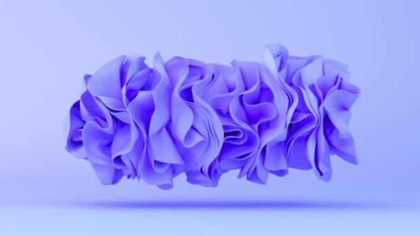 Визуализация Абстрактного Фона Сложенными Текстильными Слоями — стоковое видео
