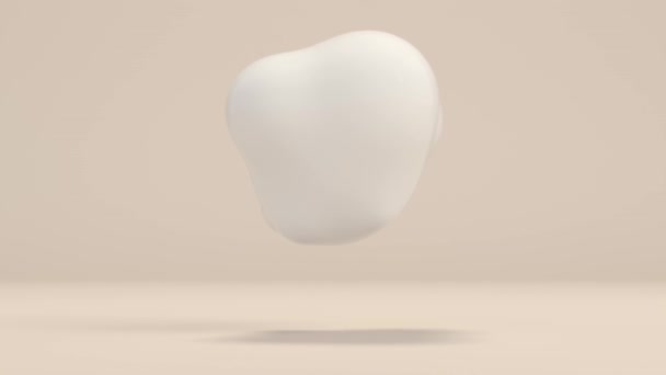 Esferas Líquidas Abstractas Animación Flotante Bucle — Vídeos de Stock