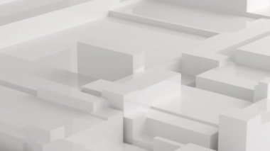 Geometrik döngü arkaplanı 3D animasyon 4K