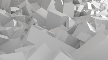 Geometrik şekiller arkaplan 3B oluşturma