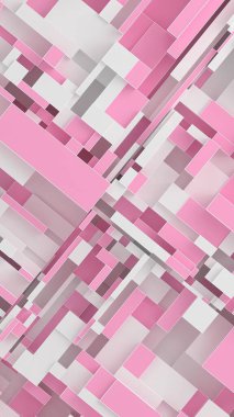 Geometrik şekiller arkaplan 3B oluşturma