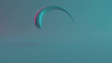 Neon Blue hareketli 3d döngü animasyonu