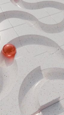 Döngüleme küreleri 3 boyutlu tatmin edici canlandırma